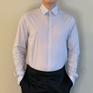 Tommy Hilfiger Men's Patterned Dress Shirt